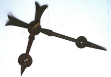 Large hands clock dial