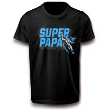 Heldenhaftes Vater T-Shirt „SUPER PAPA“ für echte Superhelden