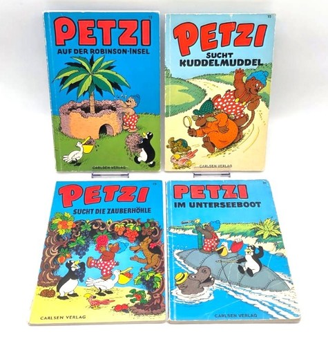 Petzi comics carlsen - 4x,