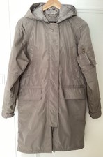 SOS JENSEN  Gr. L  Tolle lange Winter Herbstjacke Regenjacke mit Kapuze