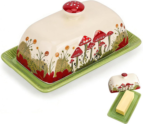 Keramik butterdose mit - butterdose,