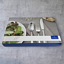 VILLEROY & BOCH Leandra Tafelbesteck 30tlg. Edelstahl Besteckset V&B NAGELNEU