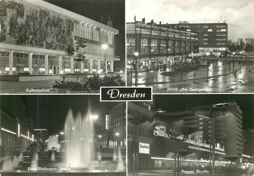 Dresden ddr ansichtskarte - dresden,