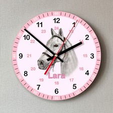 Kinder wanduhr pferd - kinder, ohne
