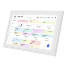 TABWEE 15,6Zoll Digitaler Bilderrahmen und Kalender mit Touchscreen Wandkalender