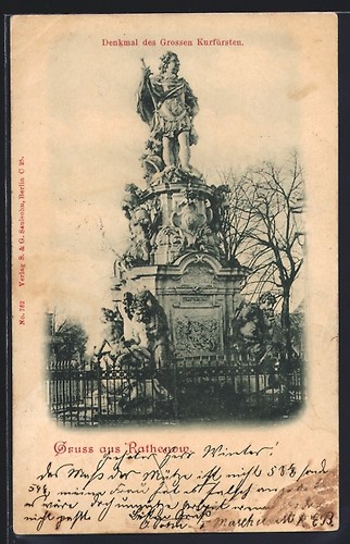 Rathenow denkmal des grossen - rathenow,,