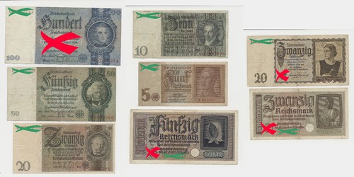 Deutsches reich mark 10 - deutsches, 5
