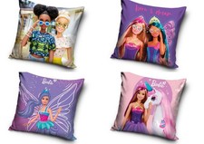 Barbie Motiv Kissenbezug Kissenhülle 40x40 cm Deko kissen Merch Fan Film