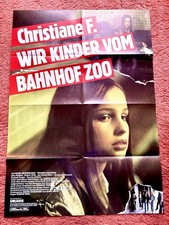 Christiane F. - Wir Kinder vom Bahnhof Zoo Kinoplakat Poster A1, David Bowie