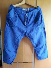 Desigual Leinen - / Baumwollhose, Haremshose mit nicht so tiefem Schritt!