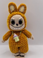 Labubu Baby,Teufel,freche Monster, Amigurumi, Häkelpuppe,Halloween,Handarbeit,
