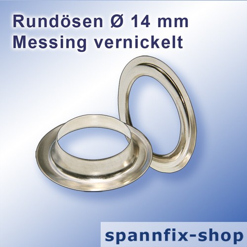 Rundösen mm messing - Ø,