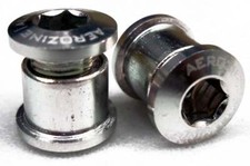 Aerozine Kettenblattschraube Alu für 2-fach Kettenblätter silber