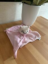 💕Schmusetuch Kuscheltuch Sterntaler Katze rosa gestreift 💕