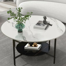 Xxl marmor couchtisch - couchtisch, weiß