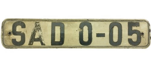 Altes ddr nummernschild - altes,