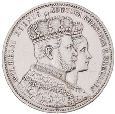 Preußen Thaler 1861 Silber