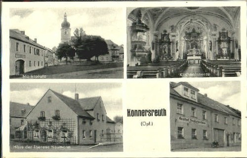 Konnersreuth marktplatz kirche - konnersreuth,