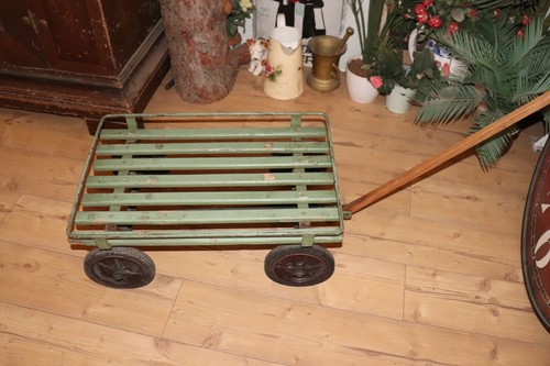 Alter handwagen bollerwagen - handwagen,