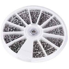 1200 Stück Edelstahl Schrauben Mutter Set M1-1.6 Für PC Brille Handy Maschinen