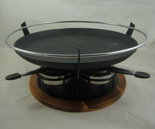 KELA Tischgrill Pastenbrenner Grillplatte Country, Gussplatte