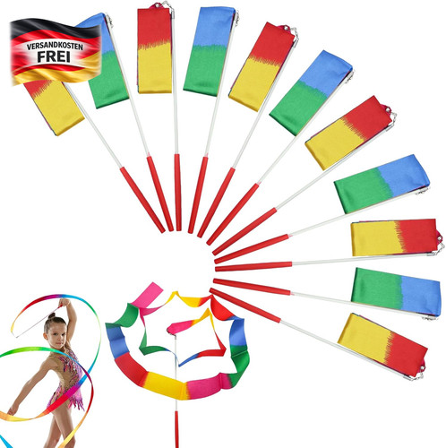 Mehrfarbige gymnastikbänder - mehrfarbige,