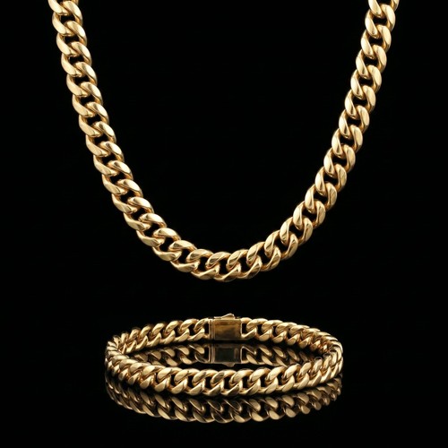 10mm clasp cuban set kette - 10mm,