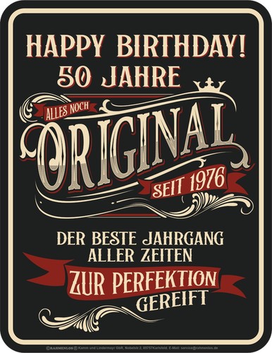 Blechschild schild happy - blechschild,