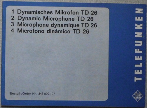 Telefunken dynamisches - telefunken,,