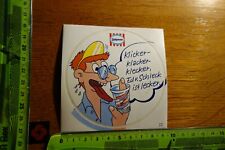 Alter Aufkleber Eiskrem Sprüche LANGNESE Ed v. Schleck Klicker-klacker-klecker