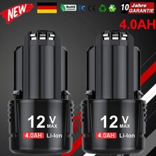 Für Bosch Professional GBA  4AH 12V Akku BAT411 Li-ion GSR,DHL BAT412 /Ladegerät