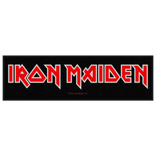 Iron Maiden Patch · Logo · Grosser Langer Stripe (20cm x 5cm)