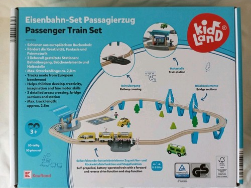 Kidland holzeisenbahn tlg - kidland, 50-tlg