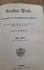 Goethes Werke Band 8 Die Wahlverwandschaften