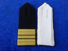Bundeswehr Marine Navy Schulterklappen für Hemd/Jacke weiß Kapitänleutnant OF-2