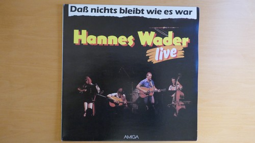 Hannes wader live - wader, „daß