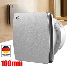 Badlüfter 100mm mit Nachlauf Feuchtigkeitssensor Rückstauklappe Abluftventilator