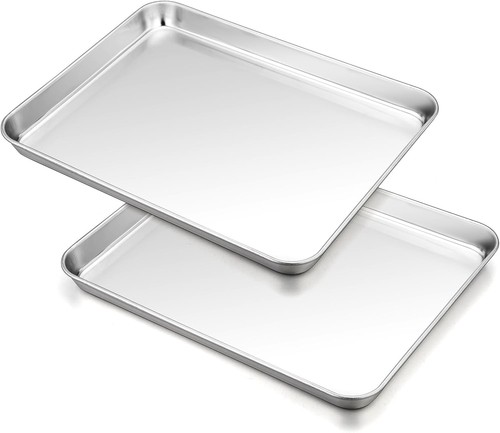 Edelstahl 2er backblech - 2er, backblech-set