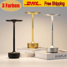 Multifunktionale LED Tischlampe 3 Farben Dimmbar Touch USB Akku-Betrieb Tragbar