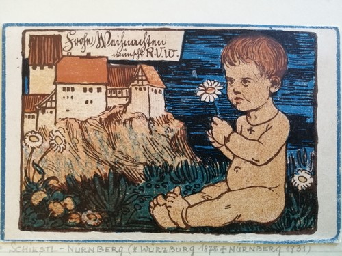 Postkarte 1902 von m - postkarte, v.