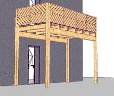 Holzbalkon 4,50m x 2,25m