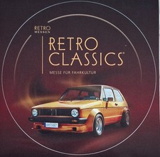 Werbe - Aufkleber - RETRO CLASSICS - Messe für Fahrkultur - Motiv 1