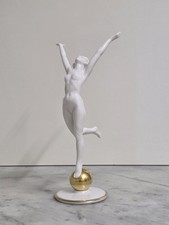 Hutschenreuther Porzellan Sonnenkind  auf Goldkugel  von Karl Tutter