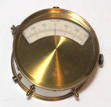 Voltmeter antik Hartmann und Braun  ca 1930 auch als Amperemeter verwendbar !