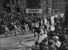 Competitors start a one hour