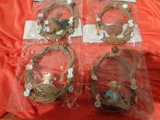 Hahn Huhn Schafe zum Hängen