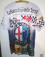 T-Shirt Herren 3d Druck Motiv Alfa Romeo in der Größe L