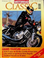 1) Motorrad Classic 02/1994 - Suzuki GT 750 in einer  - FN M 70 in einer selten