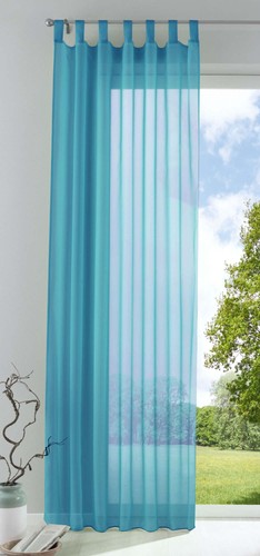 Schlaufenschal gardine uni - schlaufenschal,