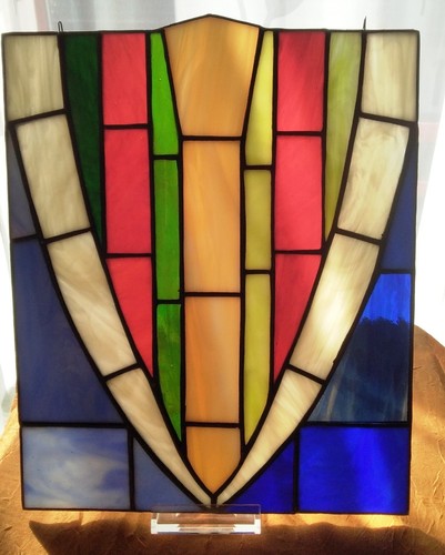 Tiffany fensterbild farbspiele - tiffany,